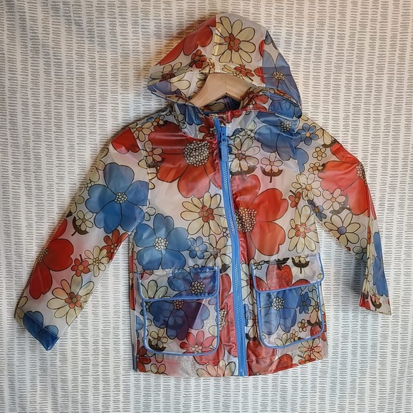 Mini Boden Jackets & Coats Mini Boden Groovy Flower Raincoat Poshmark